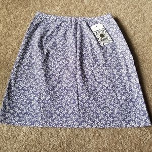Casual Corner Annex Petite Cotton Skirt
